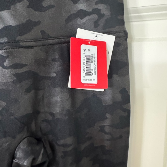Spanx Faux Leather Camo Leggings - Picture 6 of 6